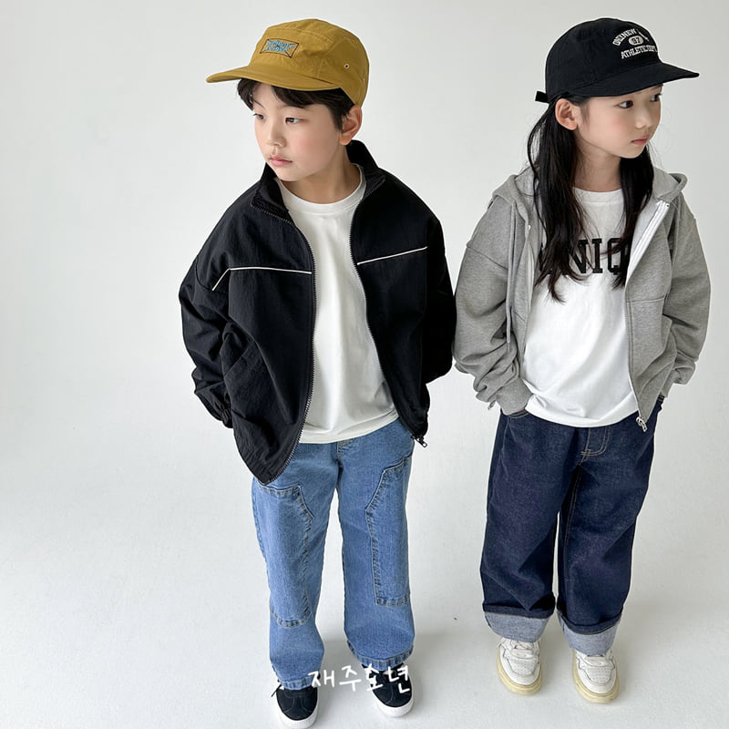 Witty Boy - Korean Children Fashion - #designkidswear - Patchwork Denim Pants - 5