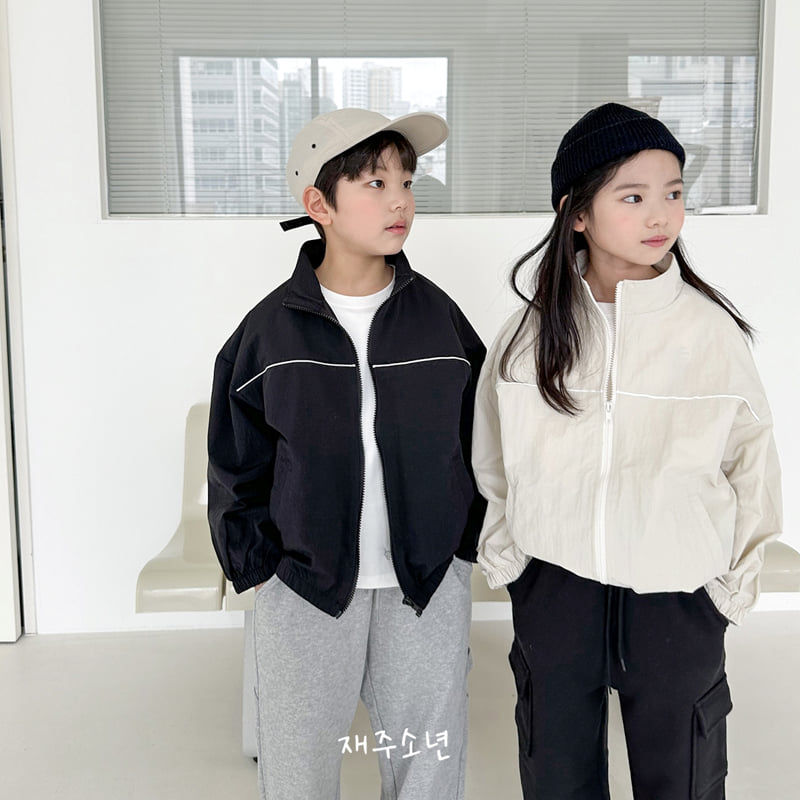 Witty Boy - Korean Children Fashion - #discoveringself - Neo Line Jumper - 2