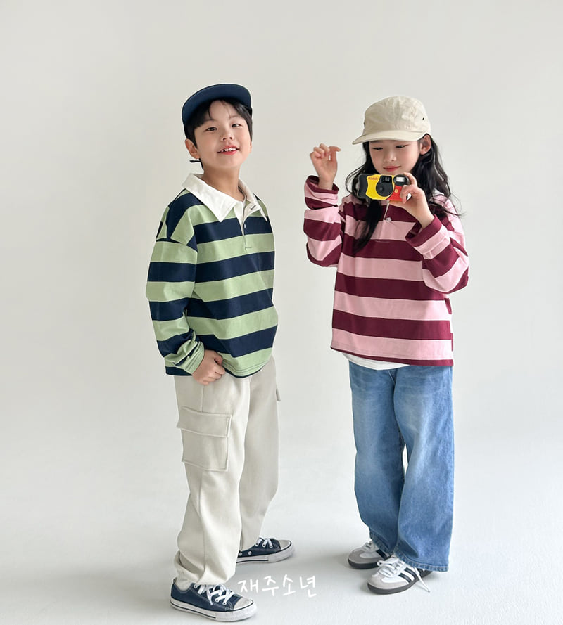 Witty Boy - Korean Children Fashion - #discoveringself - New School Denim Pants - 10