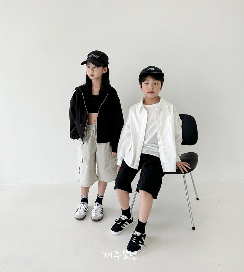 Witty Boy - Korean Children Fashion - #kidsshorts - Kevin Hooded Zip-up Jacket - 3