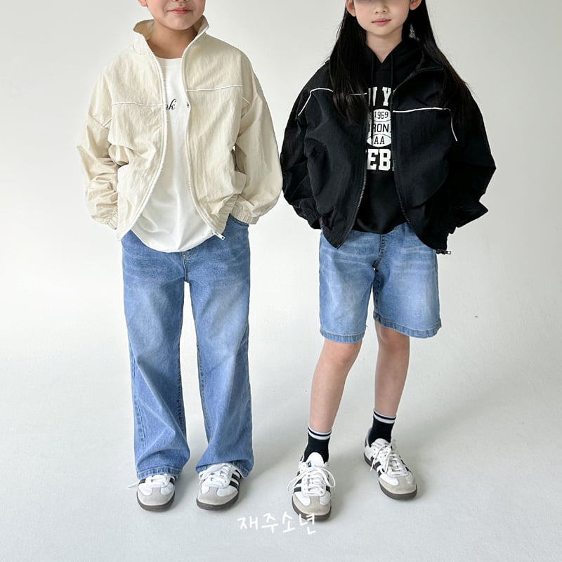 Witty Boy - Korean Children Fashion - #kidsshorts - Moment Denim Shorts - 7