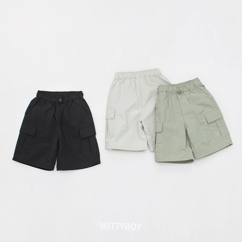Witty Boy - Korean Children Fashion - #fashionkids - Beginning Cargo Shorts - 4
