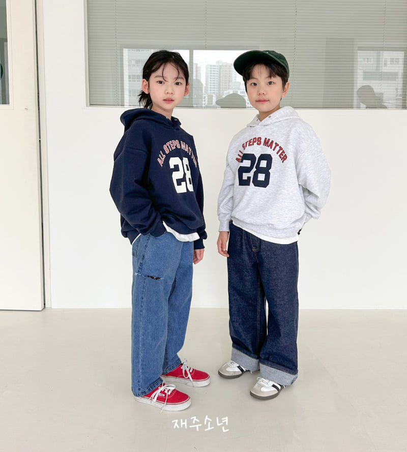 Witty Boy - Korean Children Fashion - #kidsshorts - Shine Cutting Denim Pants - 3