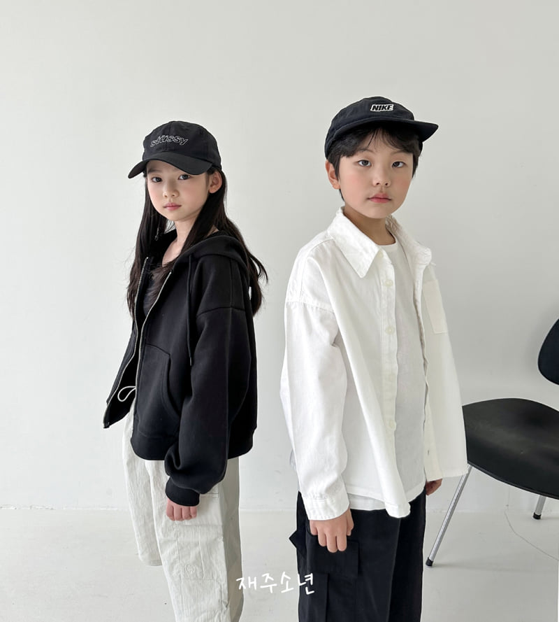 Witty Boy - Korean Children Fashion - #kidsshorts - Kevin Hooded Zip-up Jacket - 4