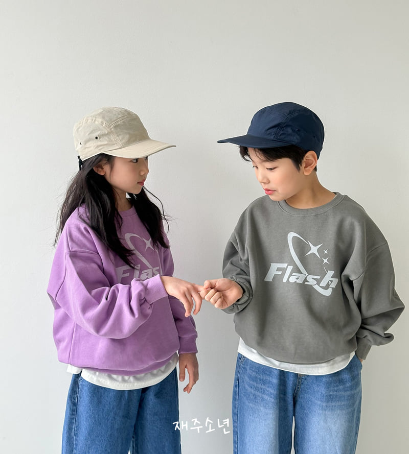 Witty Boy - Korean Children Fashion - #kidsstore - Flash Sweatshirts - 3