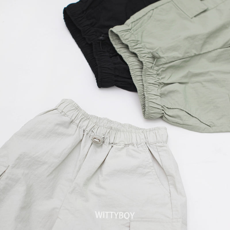 Witty Boy - Korean Children Fashion - #kidsstore - Beginning Cargo Shorts - 5