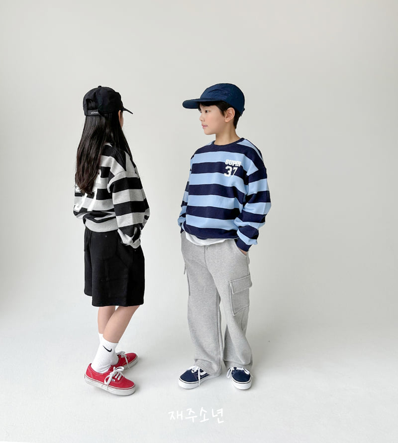 Witty Boy - Korean Children Fashion - #kidzfashiontrend - Block ST Tee - 5