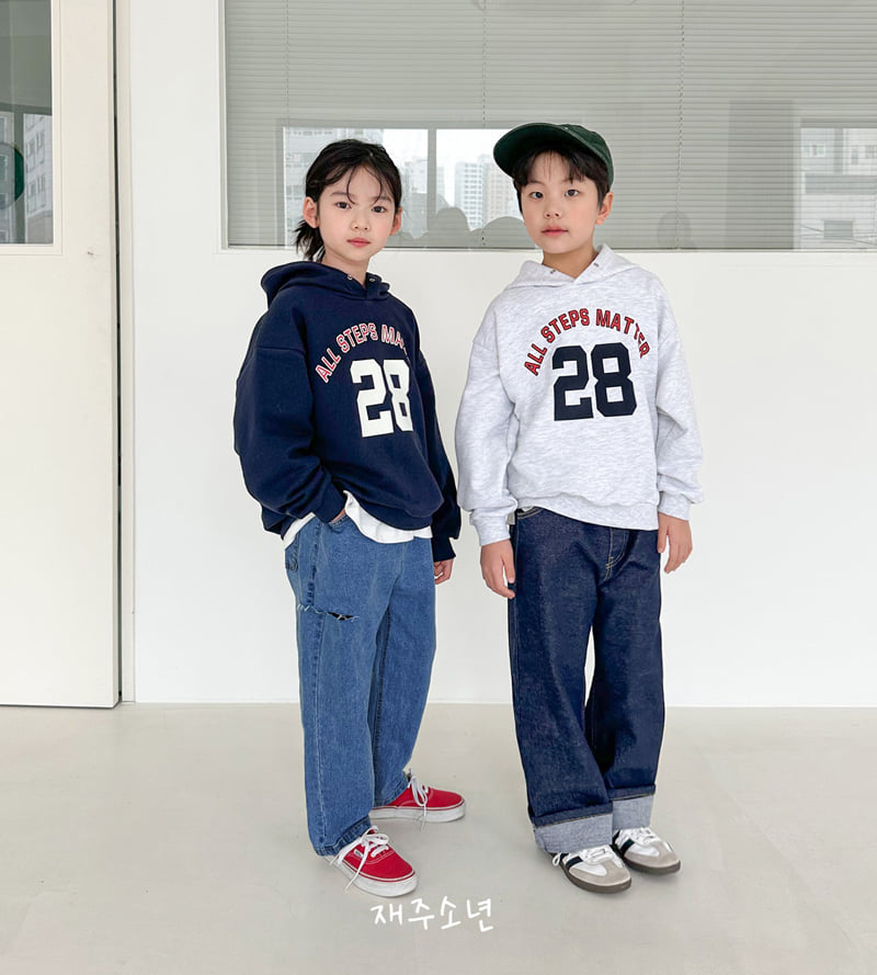 Witty Boy - Korean Children Fashion - #kidzfashiontrend - Shine Cutting Denim Pants - 5