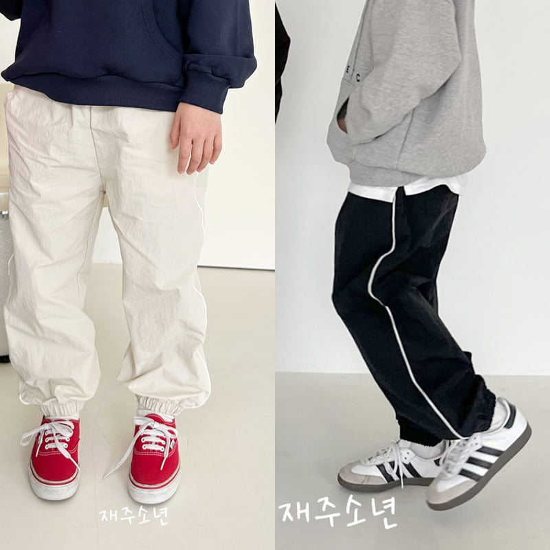 Witty Boy - Korean Children Fashion - #kidzfashiontrend - Neo Line Pants