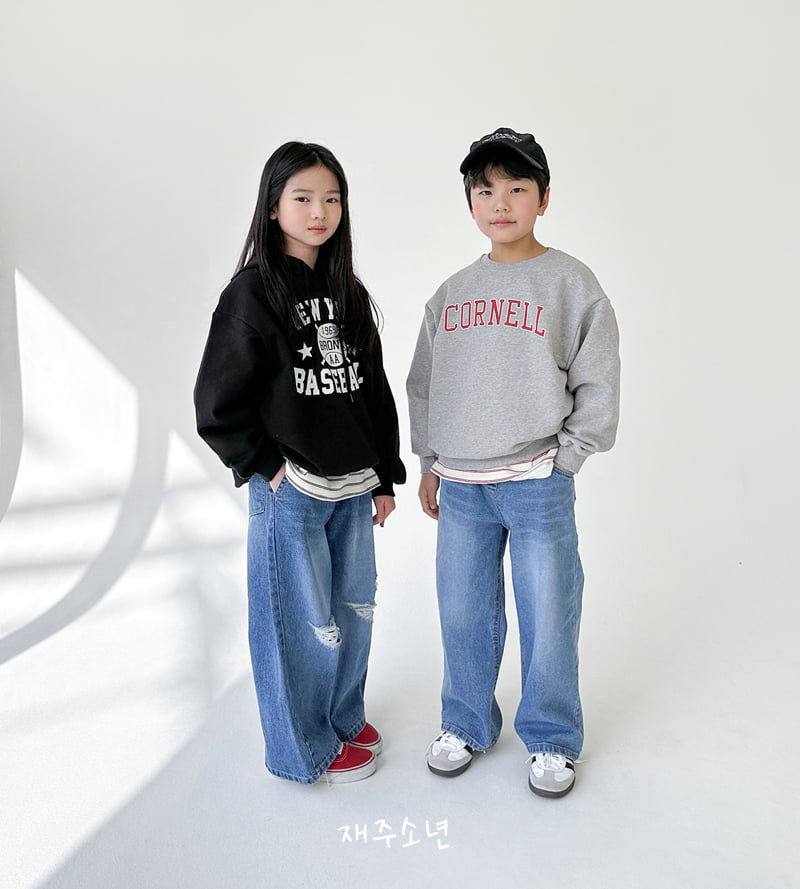Witty Boy - Korean Children Fashion - #littlefashionista - Bronx Hoodie - 10
