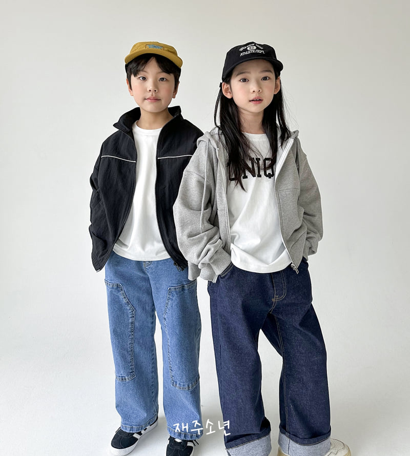 Witty Boy - Korean Children Fashion - #littlefashionista - Kevin Hooded Zip-up Jacket - 7
