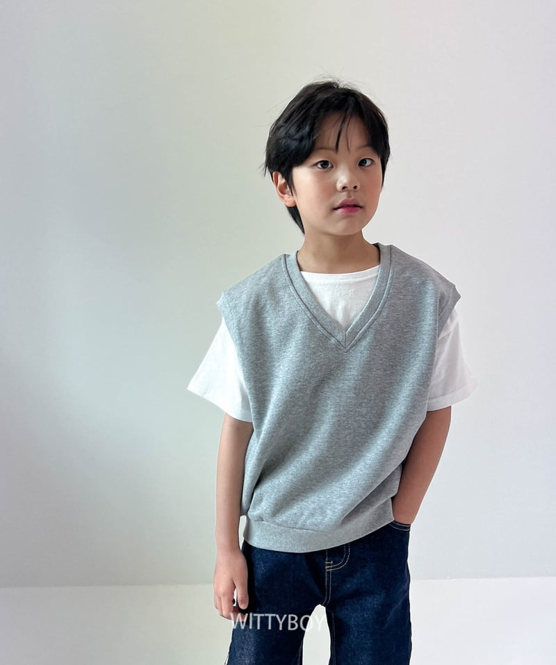 Witty Boy - Korean Children Fashion - #magicofchildhood - Inner Short Sleeve Tee - 6