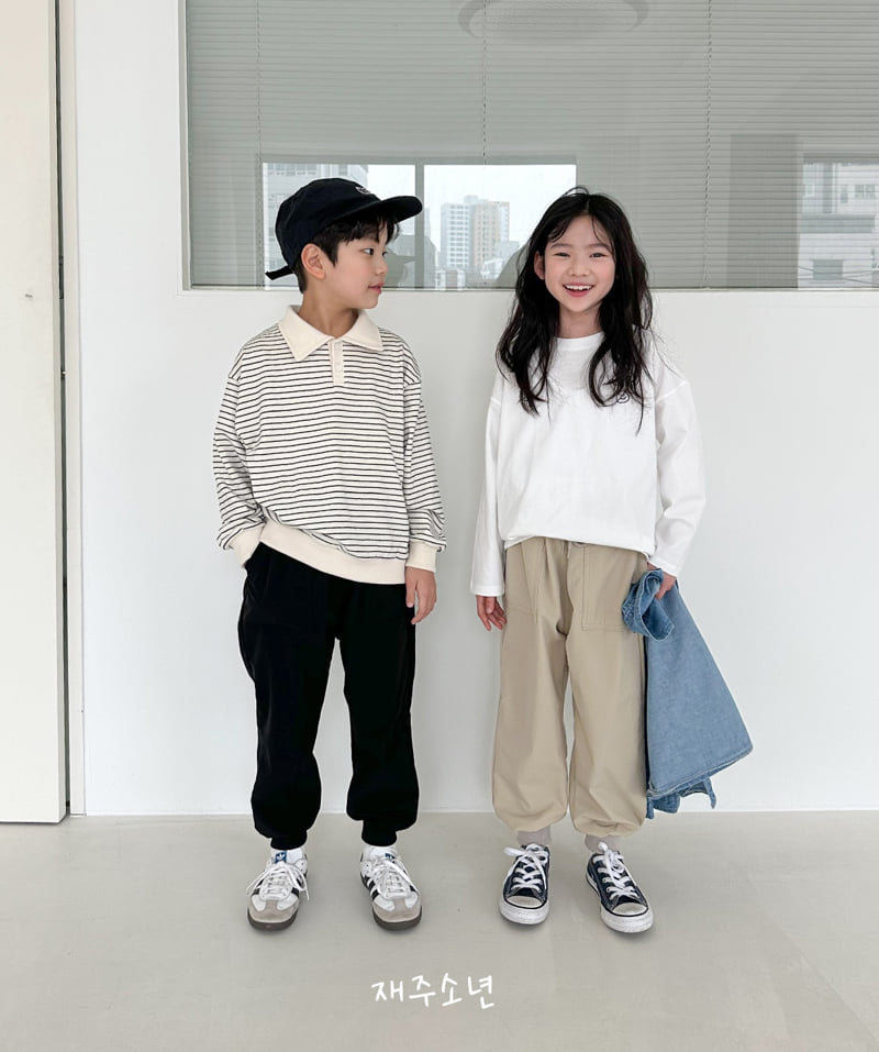 Witty Boy - Korean Children Fashion - #magicofchildhood - Caramel Jogger Pants - 3