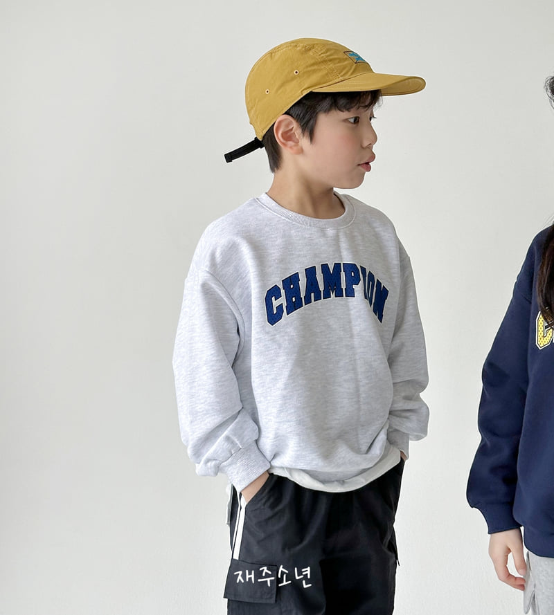Witty Boy - Korean Children Fashion - #minifashionista - Champion Sweatshirts - 2