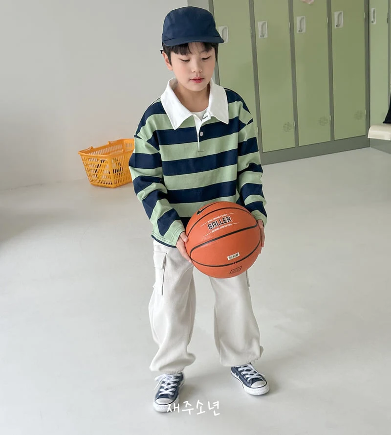 Witty Boy - Korean Children Fashion - #minifashionista - Lauren Collar Tee - 6