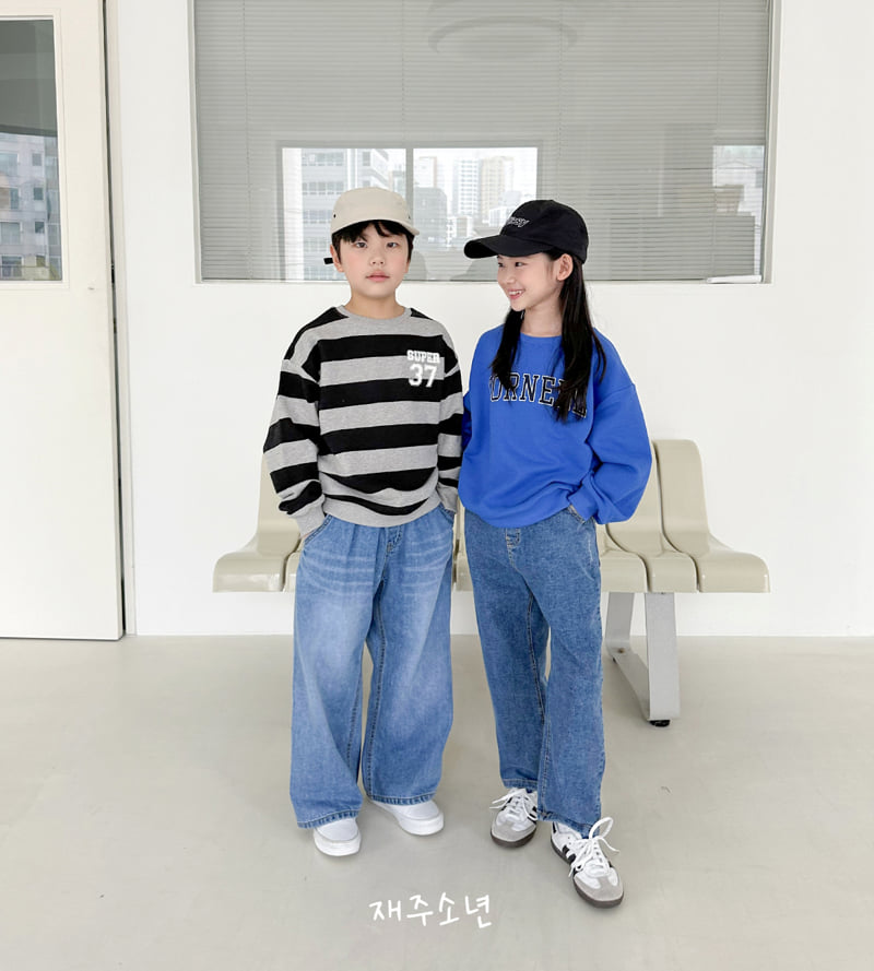 Witty Boy - Korean Children Fashion - #minifashionista - Block ST Tee - 9