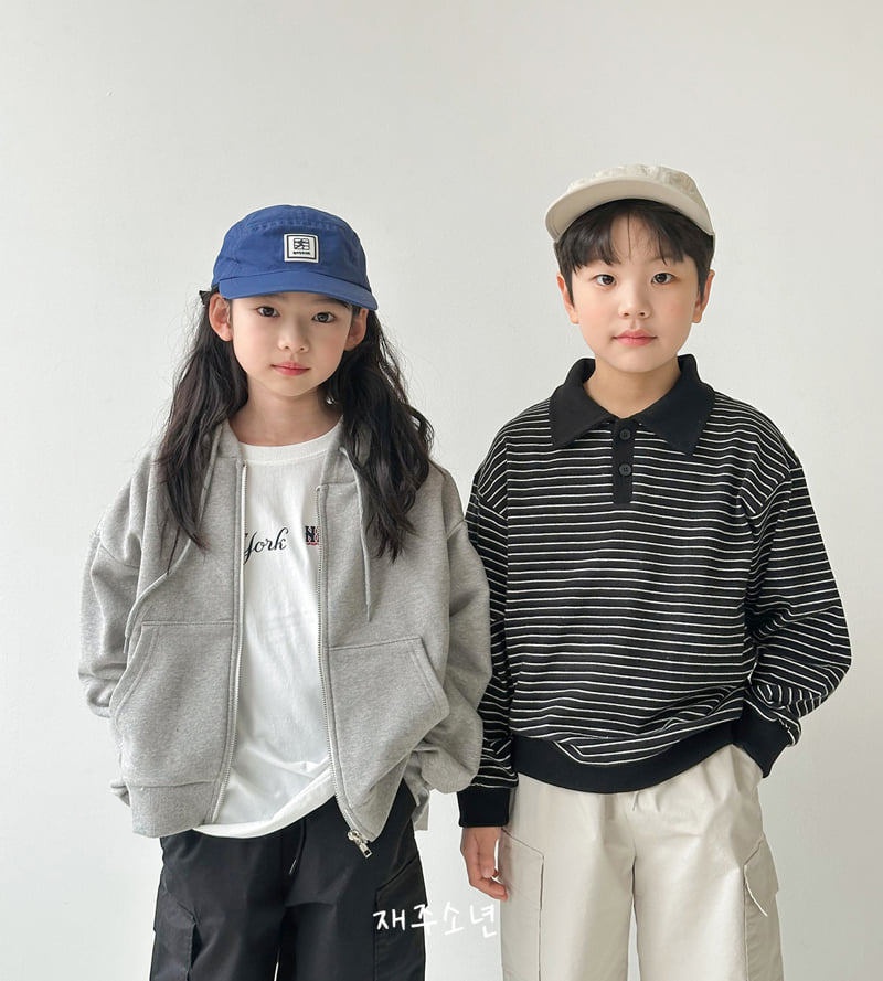 Witty Boy - Korean Children Fashion - #prettylittlegirls - Latte Color Sweatshirts - 2