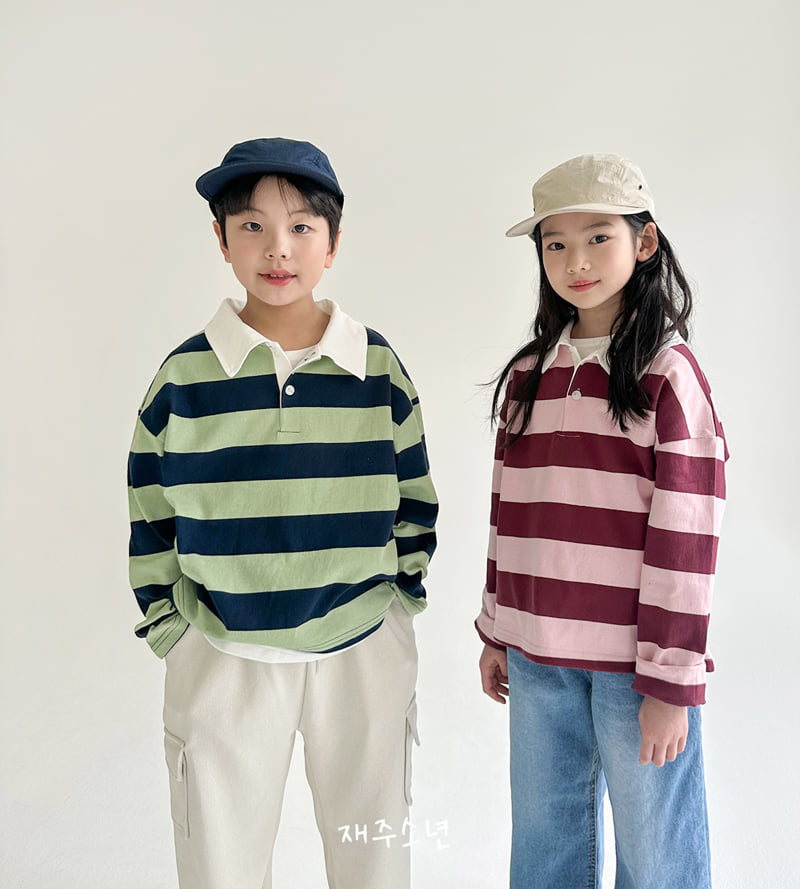 Witty Boy - Korean Children Fashion - #prettylittlegirls - Lauren Collar Tee - 7