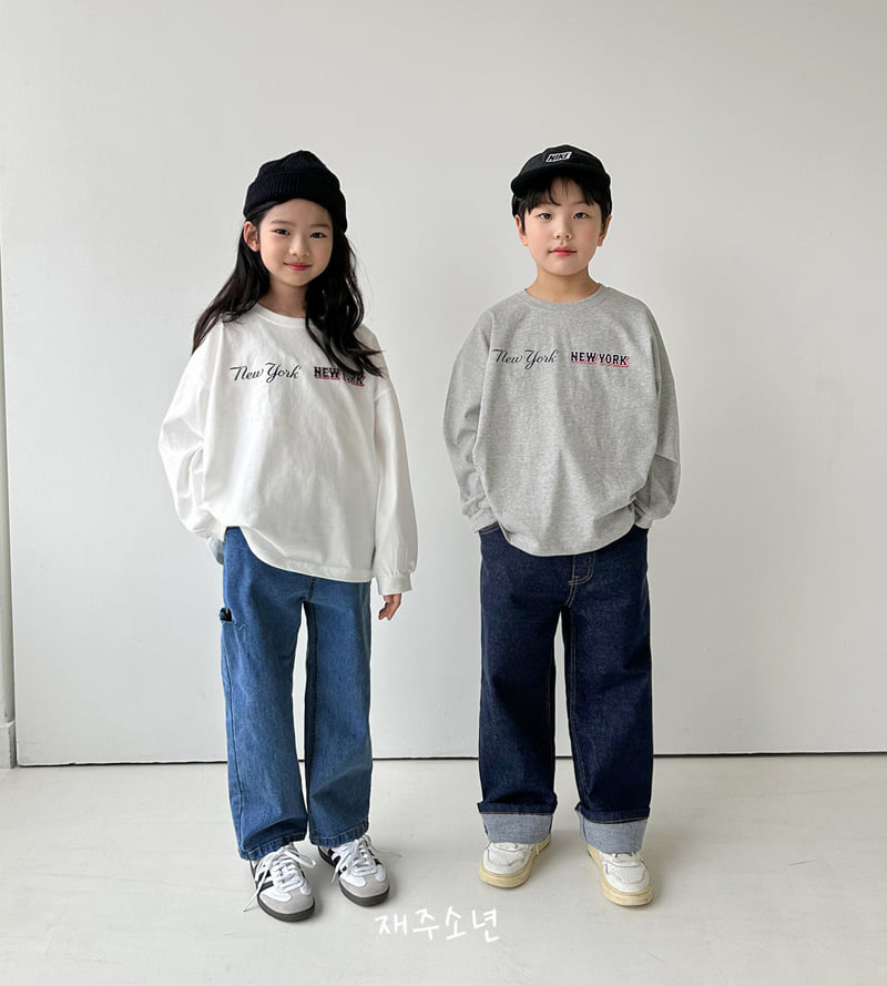 Witty Boy - Korean Children Fashion - #prettylittlegirls - Shine Cutting Denim Pants - 10