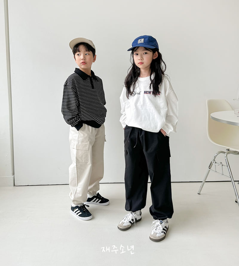 Witty Boy - Korean Children Fashion - #prettylittlegirls - Mono Cargo Pants - 2
