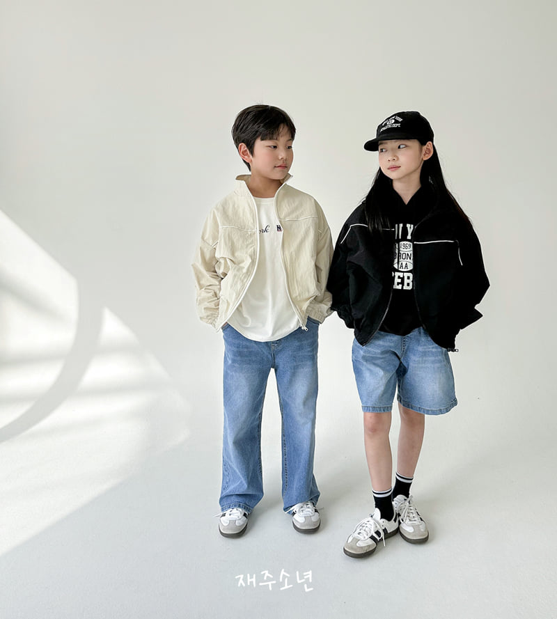 Witty Boy - Korean Children Fashion - #stylishchildhood - New School Denim Pants - 6