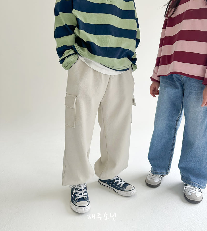 Witty Boy - Korean Children Fashion - #todddlerfashion - Lauren Collar Tee - 8