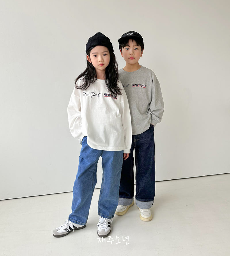 Witty Boy - Korean Children Fashion - #todddlerfashion - Shine Cutting Denim Pants - 11