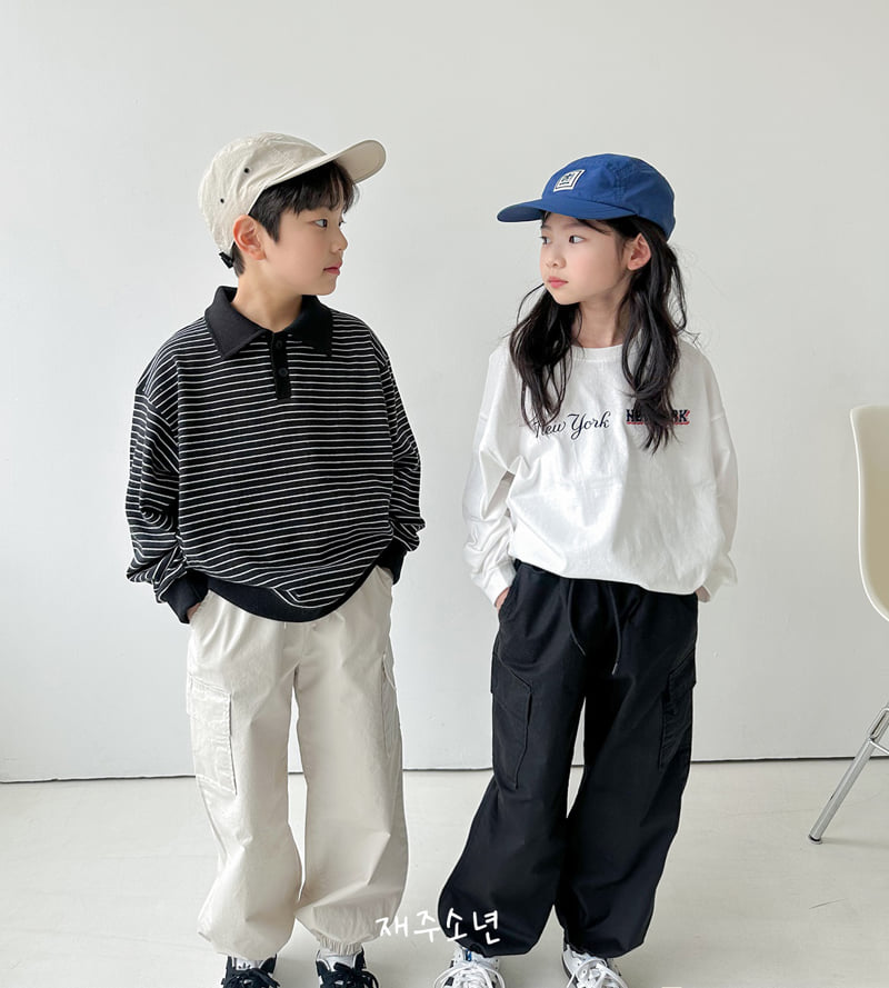 Witty Boy - Korean Children Fashion - #todddlerfashion - Mono Cargo Pants - 4