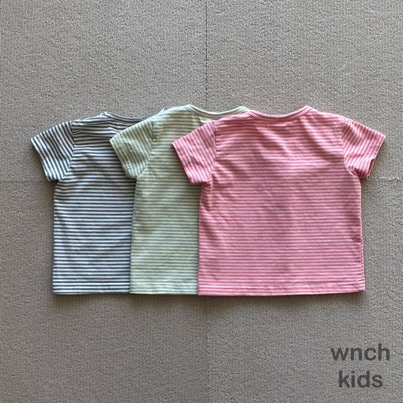 Wnch Kids - Korean Children Fashion - #childofig - Mochi Stripe Tee - 8