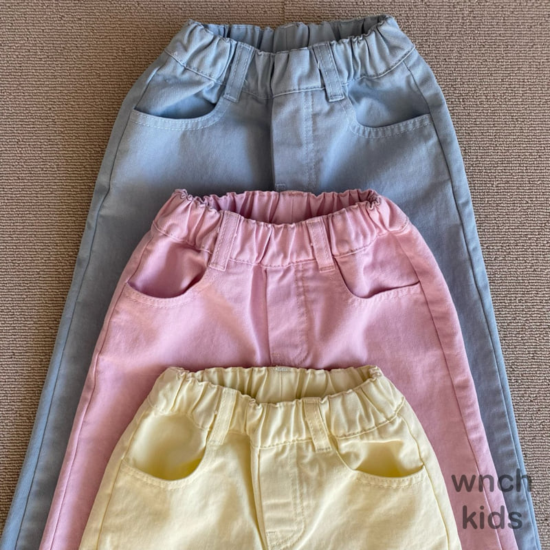 Wnch Kids - Korean Children Fashion - #prettylittlegirls - Color Denim Pants - 4