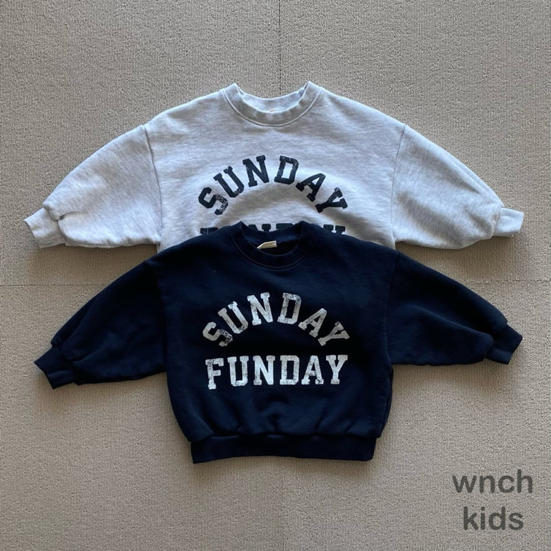 Wnch Kids - Korean Children Fashion - #designkidswear - Sunday Sweatshirts