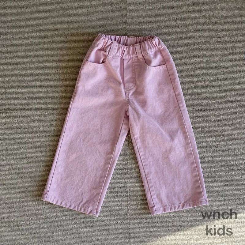 Wnch Kids - Korean Children Fashion - #discoveringself - Color Denim Pants - 8