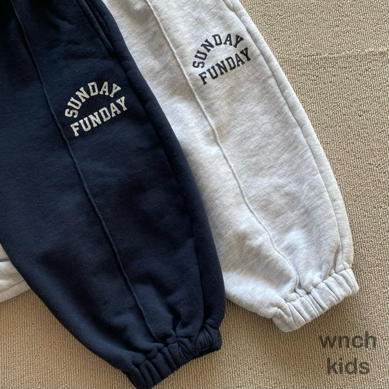 Wnch Kids - Korean Children Fashion - #discoveringself - Sunday Jogger Pants - 5