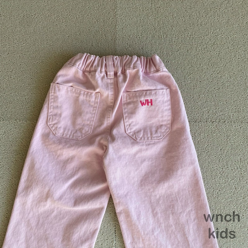 Wnch Kids - Korean Children Fashion - #kidsshorts - Color Denim Pants - 10