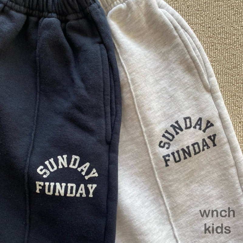 Wnch Kids - Korean Children Fashion - #kidsstore - Sunday Jogger Pants - 8