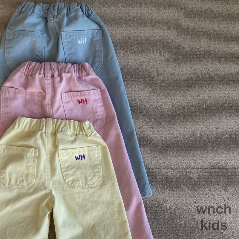 Wnch Kids - Korean Children Fashion - #kidzfashiontrend - Color Denim Pants - 12