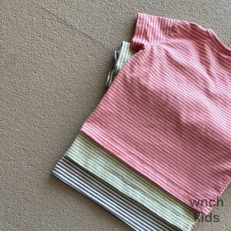 Wnch Kids - Korean Children Fashion - #Kfashion4kids - Mochi Stripe Tee - 4
