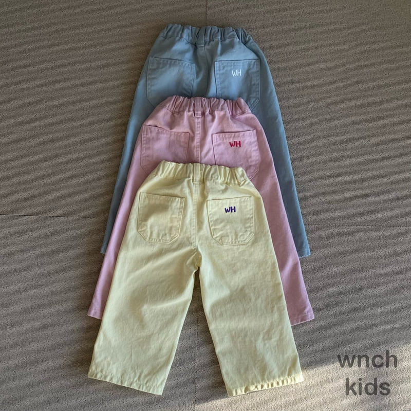 Wnch Kids - Korean Children Fashion - #prettylittlegirls - Color Denim Pants - 3