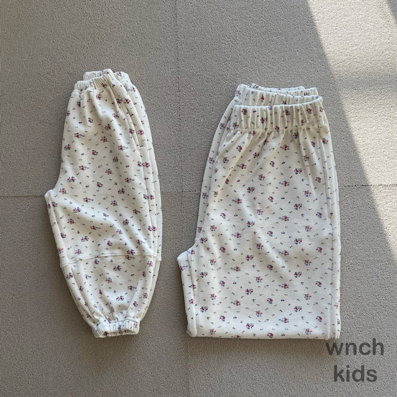 Wnch Kids - Korean Women Fashion - #momslook - Waffle Jogger Pants MOM - 2