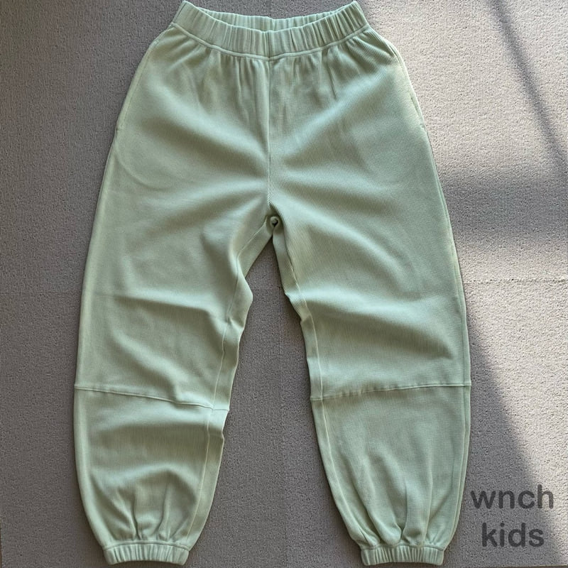 Wnch Kids - Korean Women Fashion - #romanticstyle - Waffle Jogger Pants MOM - 10