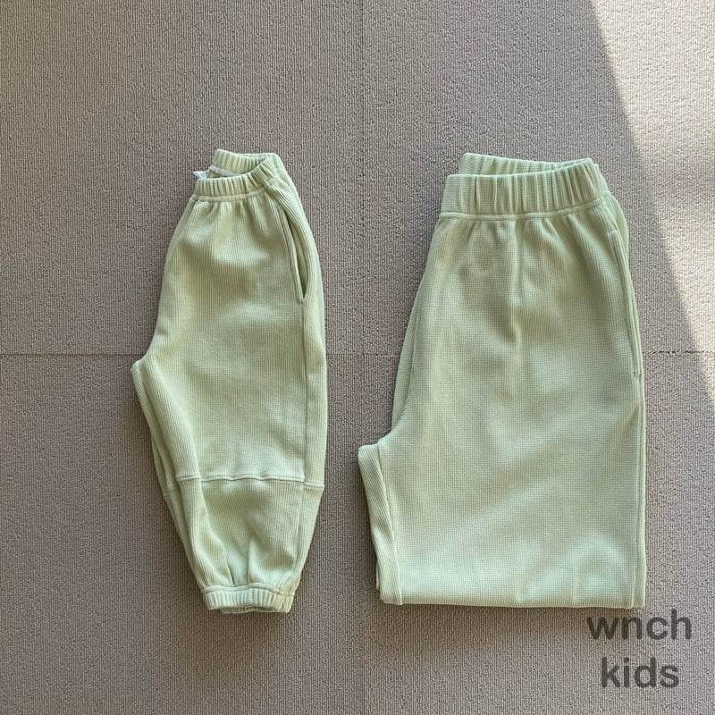Wnch Kids - Korean Women Fashion - #womensfashion - Waffle Jogger Pants MOM