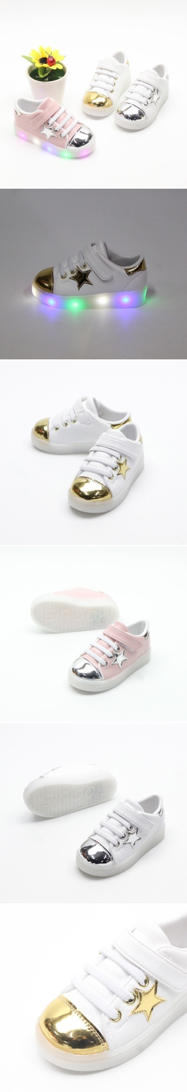 Woori Doori - Korean Children Fashion - #Kfashion4kids - Swar Gold Silver Starlight LED