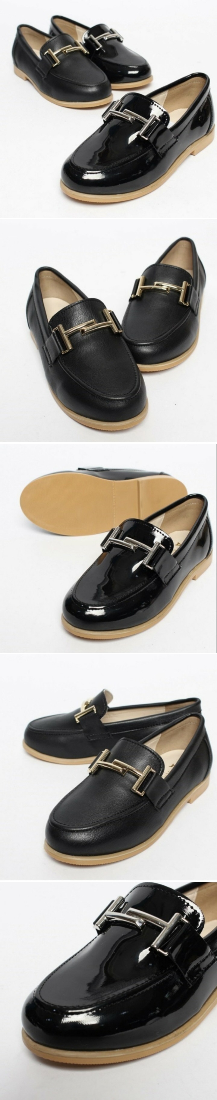 Woori Doori - Korean Children Fashion - #childrensboutique - Double T Loafers