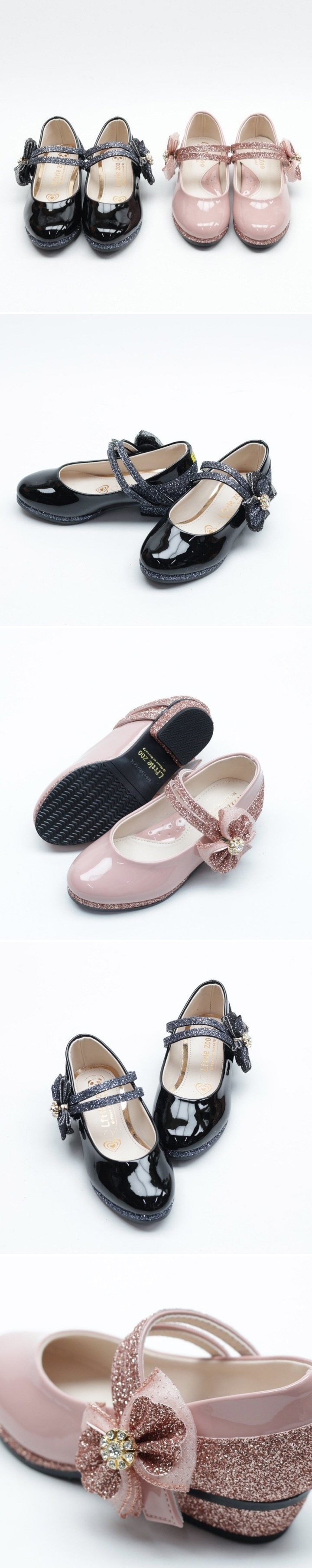 Woori Doori - Korean Children Fashion - #childrensboutique - Little Side Ribbon Shoes