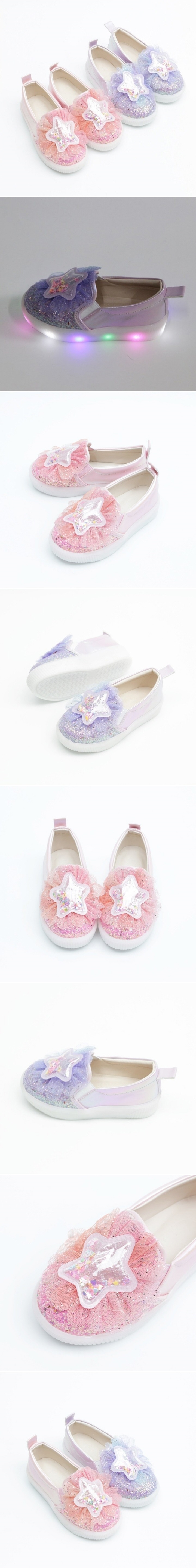 Woori Doori - Korean Children Fashion - #designkidswear - Merry M Star Mesh LED