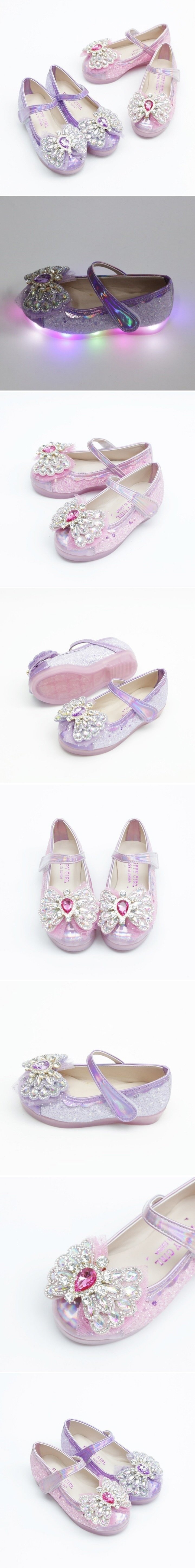 Woori Doori - Korean Children Fashion - #kidsshorts - Happy Girl Bling Butterfly LED