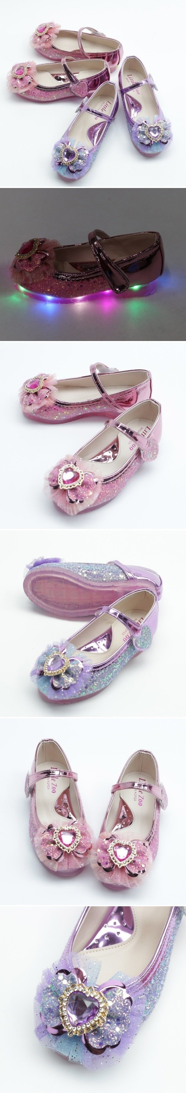 Woori Doori - Korean Children Fashion - #prettylittlegirls - Little Love Heart Combi LED