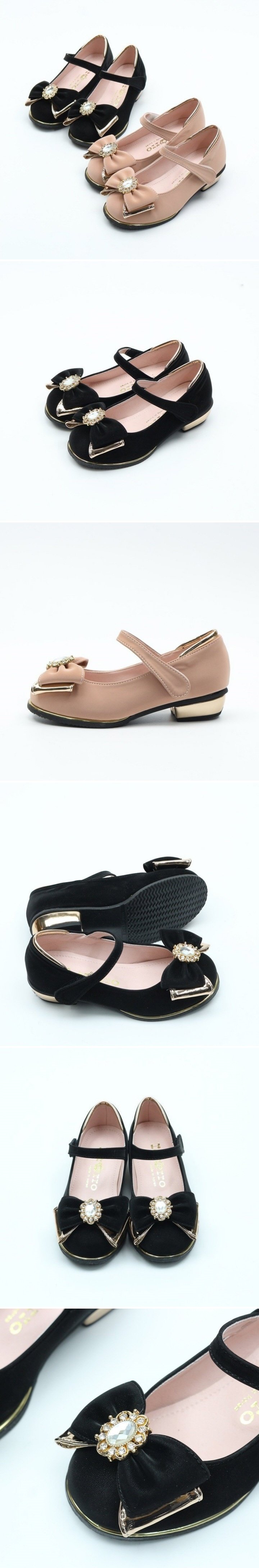 Woori Doori - Korean Children Fashion - #prettylittlegirls - Fox Sharon Jewel Heel Shoes