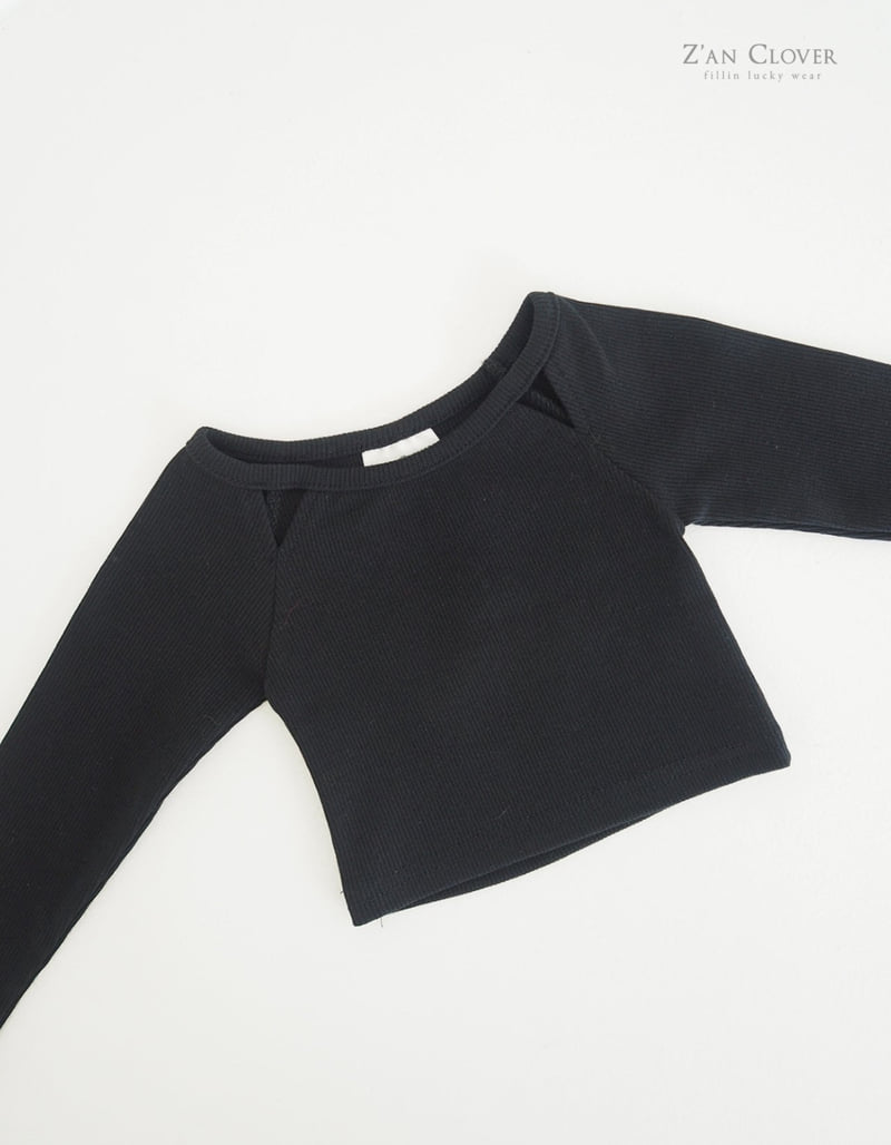 Zan Clover - Korean Children Fashion - #Kfashion4kids - Triangle Slit Short Tee - 10