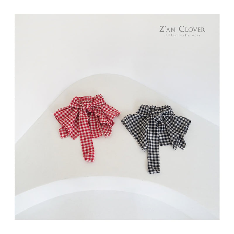 Zan Clover - Korean Children Fashion - #Kfashion4kids - Check Layered Skirt